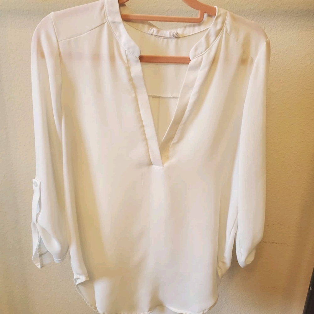 LUSH White Tunic top